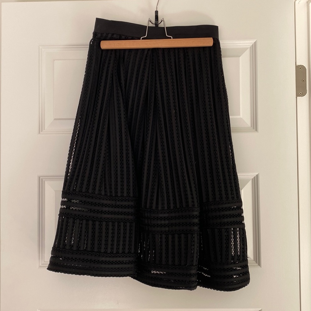 Black Architectural Skirt